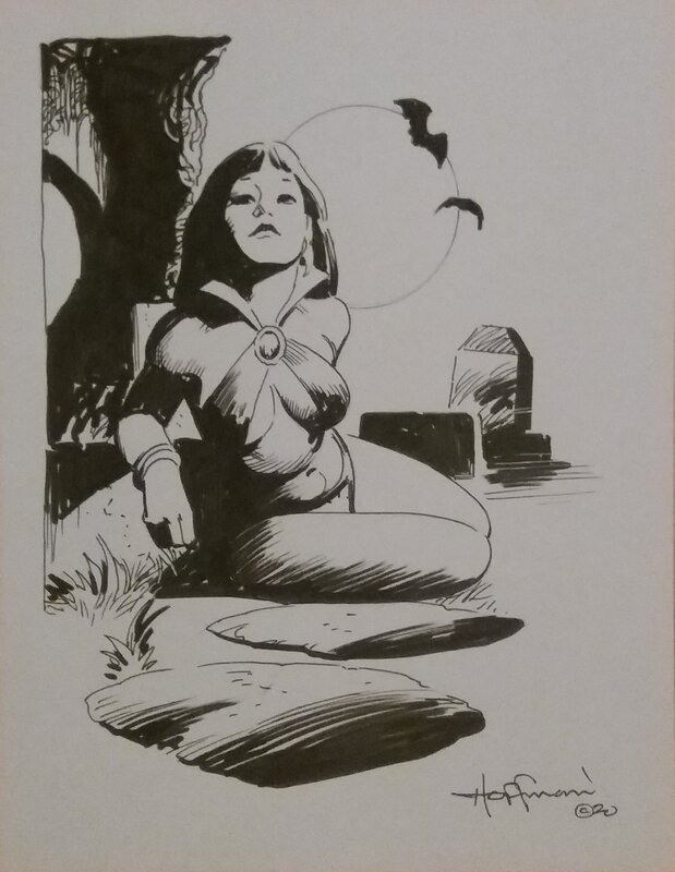 Vampirella par Mike Hoffman - Illustration originale