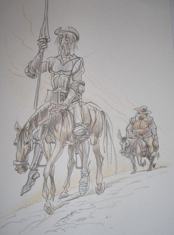 Don Quijote par Malik - Dédicace