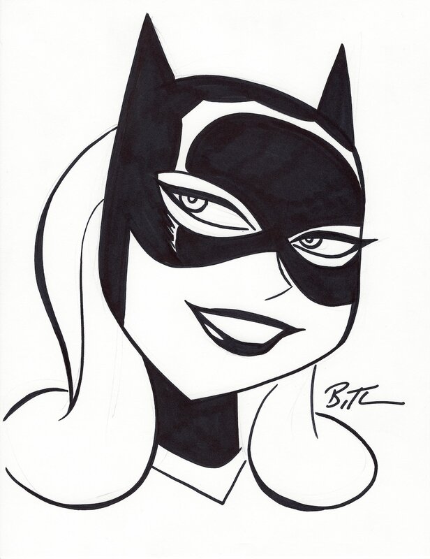Bruce Timm - Batgirl - Sketch