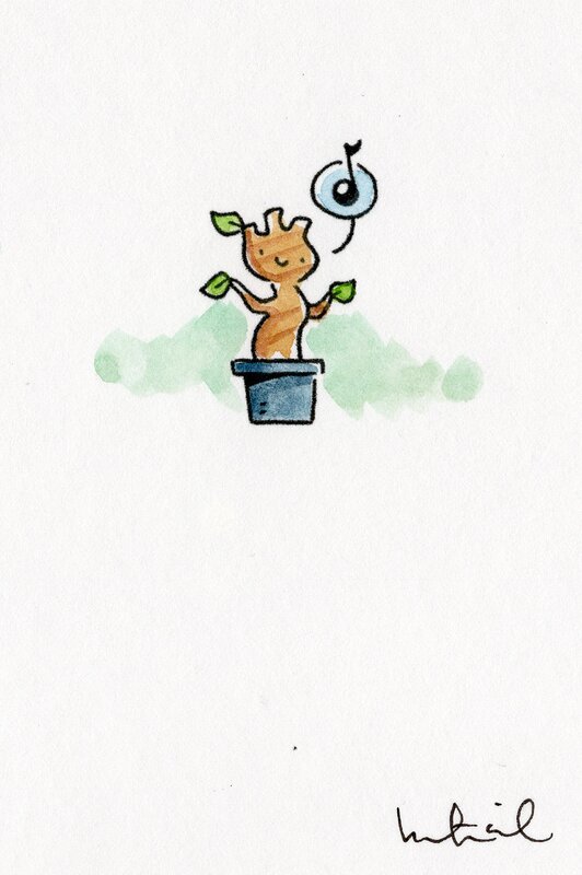 Katie Cook - Groot - Sketch