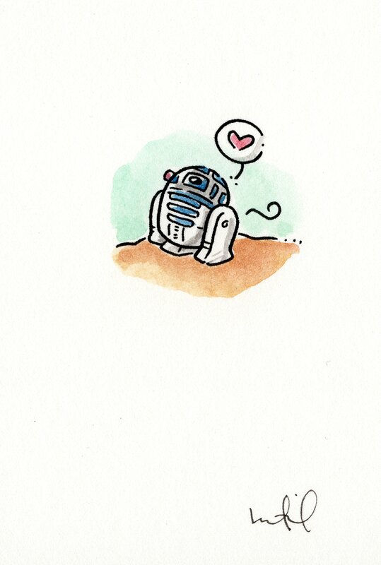 Katie Cook - R2D2 - Sketch