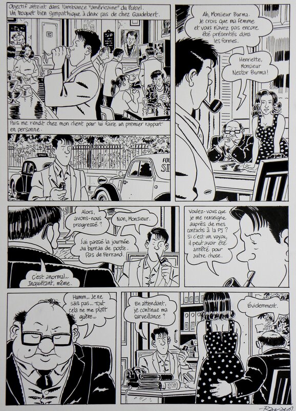 François Ravard, Jacques Tardi, Emmanuel Moynot, Léo Malet, Nestor Burma  » Les Rats de Montsouris  » – Page 30 - Comic Strip