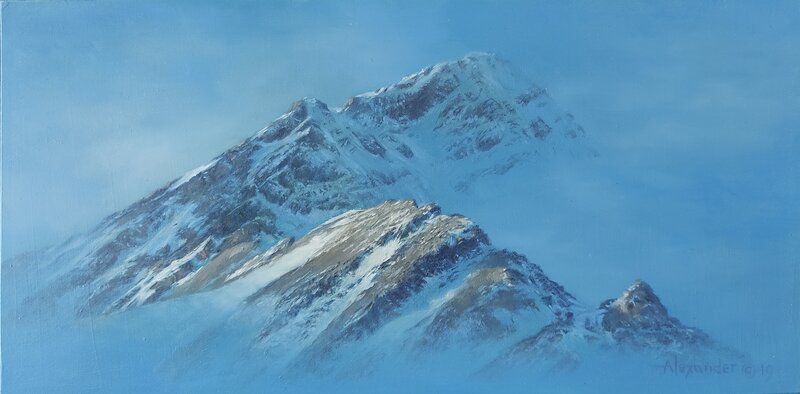 Rob Alexander - Break in the Clouds - Original Illustration