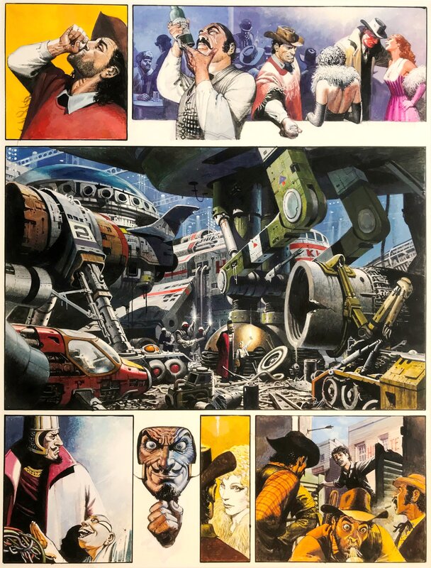 Don Lawrence, Storm 20  - De Von Neumann-machine - Planche originale