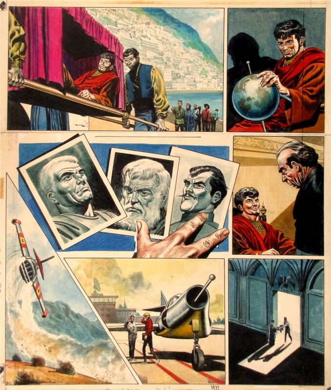 Trigian Empire par Don Lawrence - Planche originale