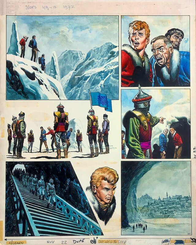 Trigian Empire par Don Lawrence - Planche originale