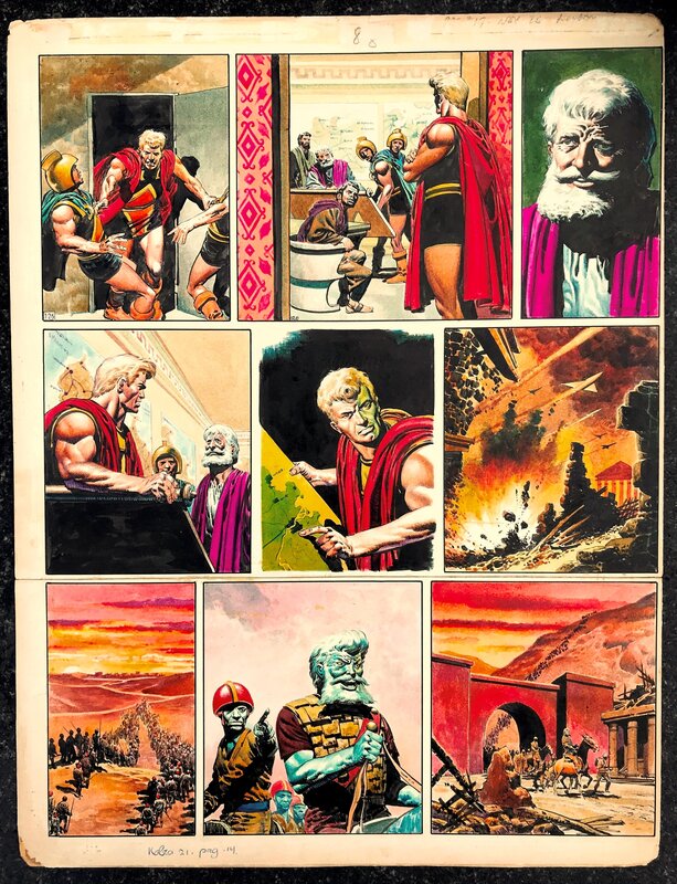 Trigian Empire par Don Lawrence - Planche originale