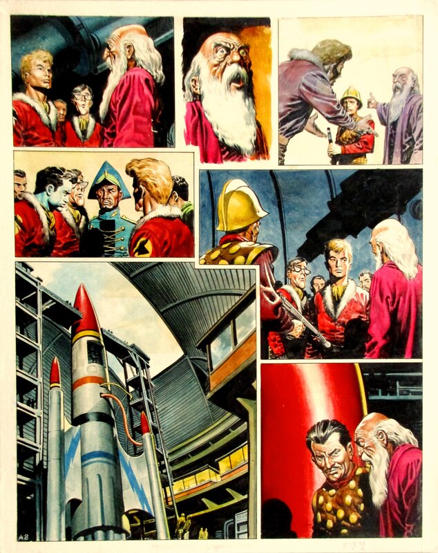 Trigian Empire par Don Lawrence - Planche originale