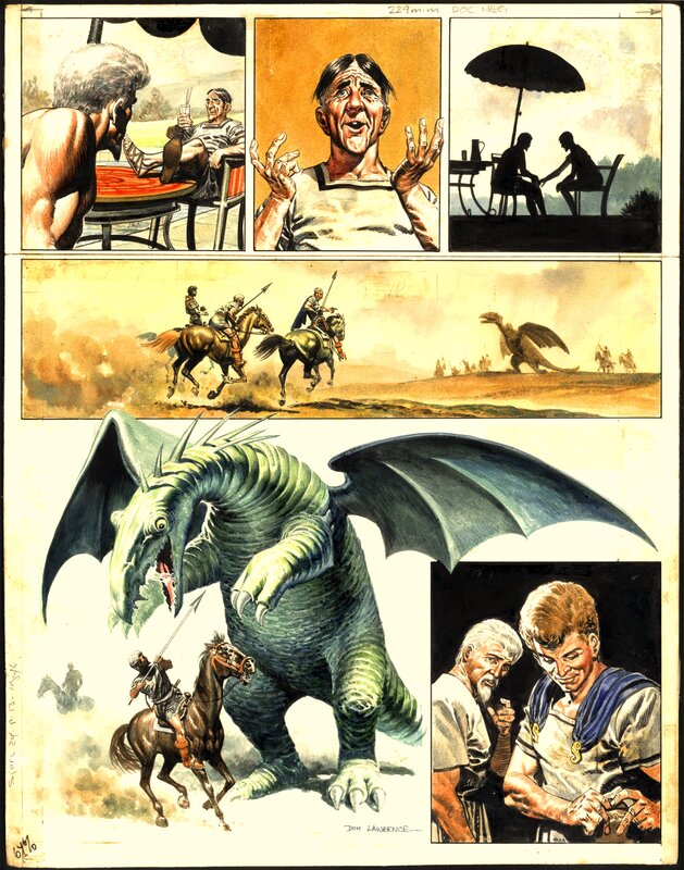 Trigian Empire par Don Lawrence - Planche originale