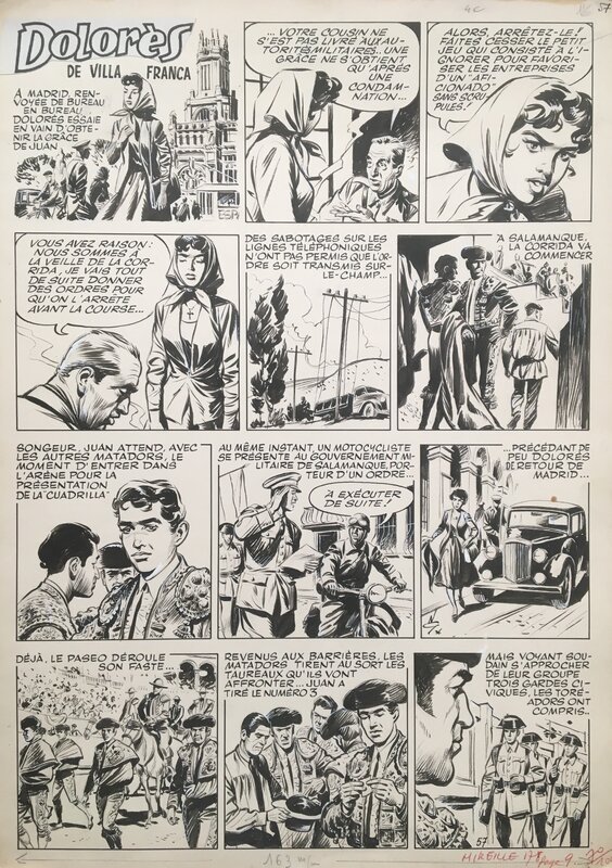 Noël Gloesner, Marijac, Dolores de Villafranca - Comic Strip