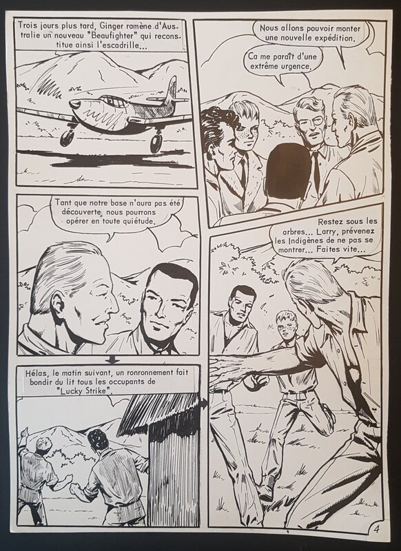 Guicha, Biggles à Borneo - planche 04 - Comic Strip