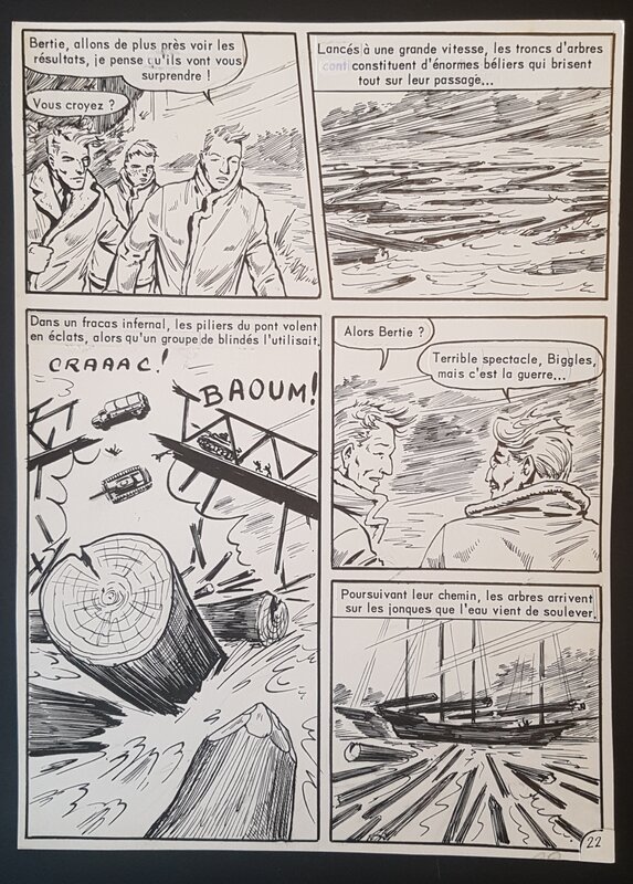 Guicha, Biggles à Borneo - planche 22 - Comic Strip