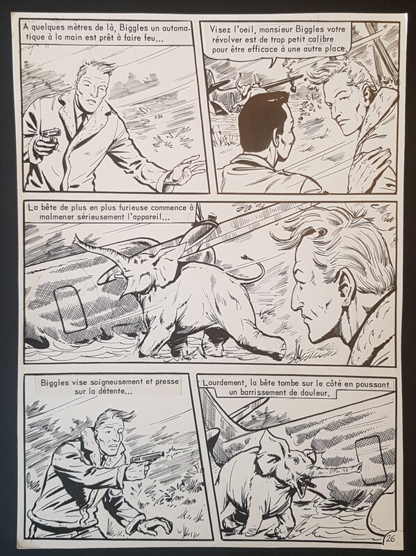 Guicha, Biggles à Borneo - planche 26 - Comic Strip