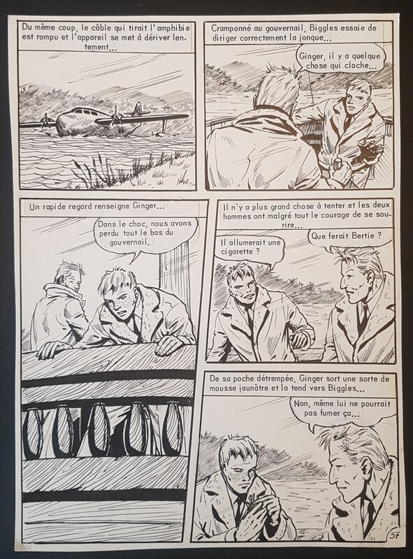 Guicha, Biggles à Borneo - planche 37 - Comic Strip