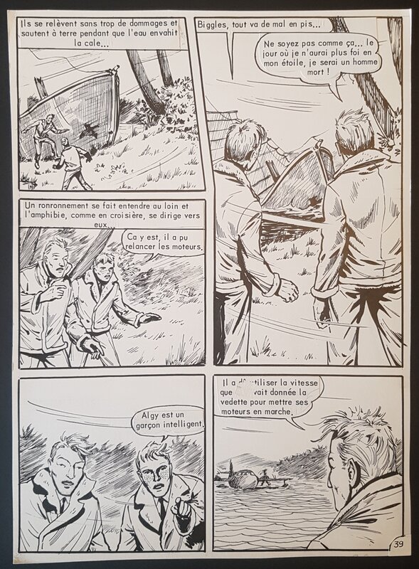 Guicha, Biggles à Borneo - planche 39 - Comic Strip