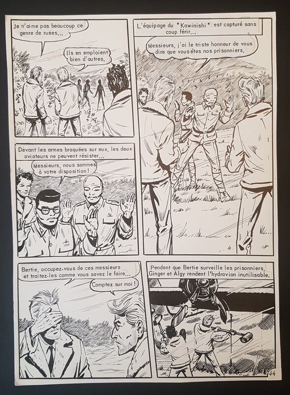 Guicha, Biggles à Borneo - planche 44 - Comic Strip