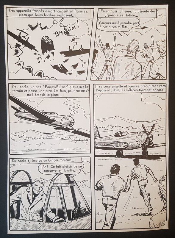 Guicha, Biggles à Borneo - planche 62 - Comic Strip