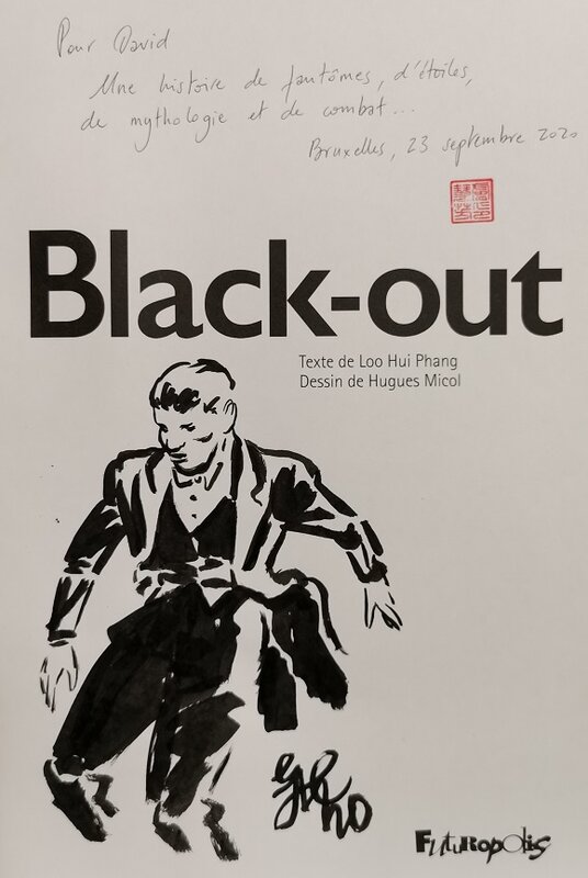 Black-Out par Hugues Micol, Phang Loo Hui - Dédicace