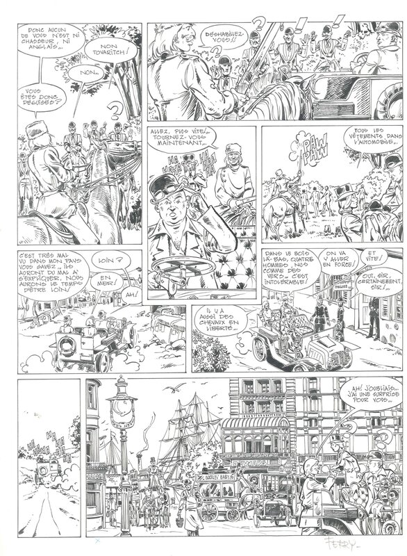 Ferry Van Vosselen, Ian Kaledine #1 de Witte nacht - Comic Strip