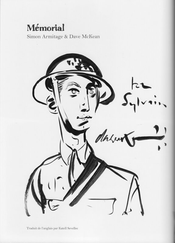 Soldat anglais by Dave McKean - Sketch