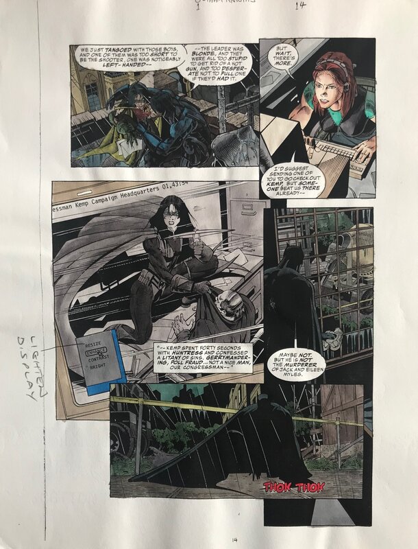 studios DC, Batman - Gotham knights pl 14 mise en couleurs - Mise en couleur