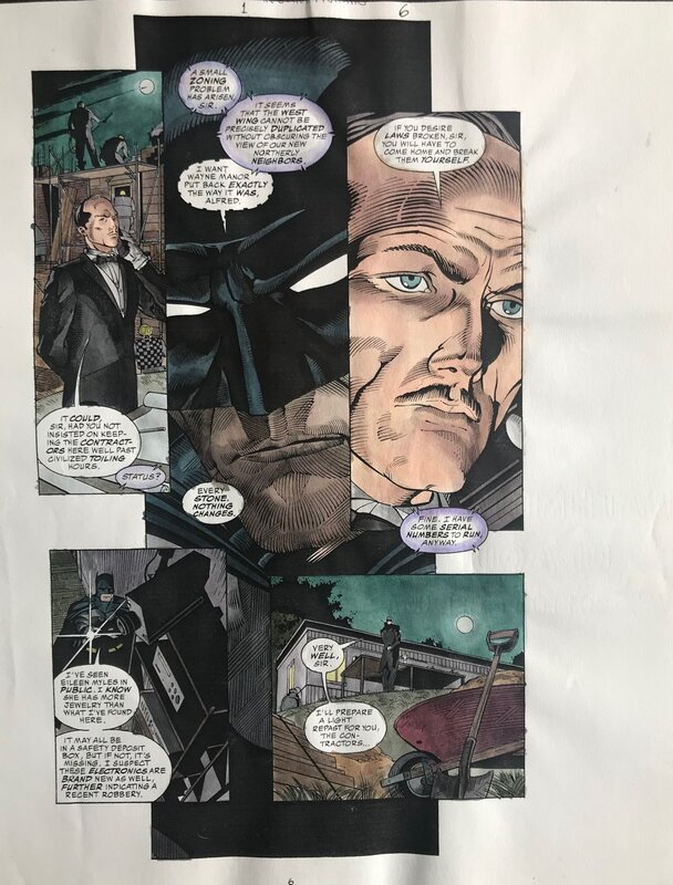 studios DC, Batman - Gotham Knights pl 6 - Color guide