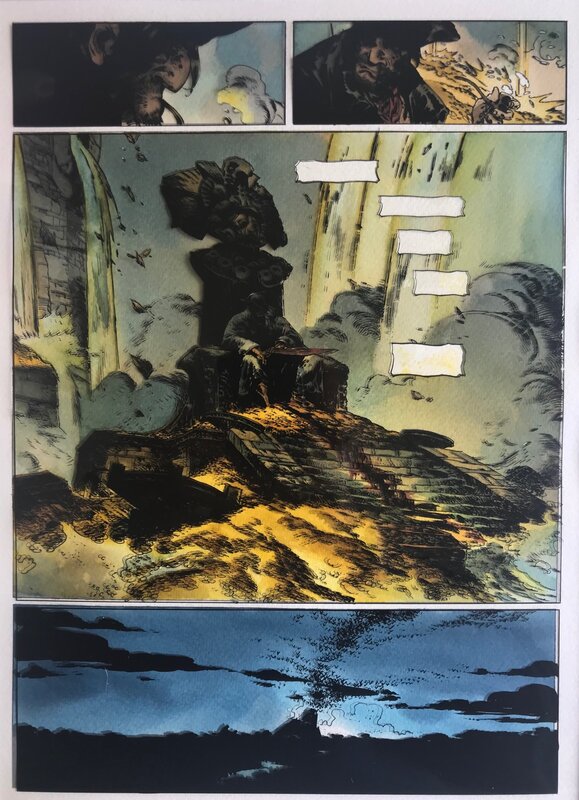 Mathieu Lauffray, Long John Silver - mise en couleur - Color guide
