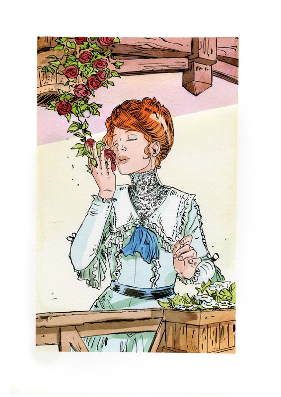 Margot Printemps by Paul Salomone - Original Illustration