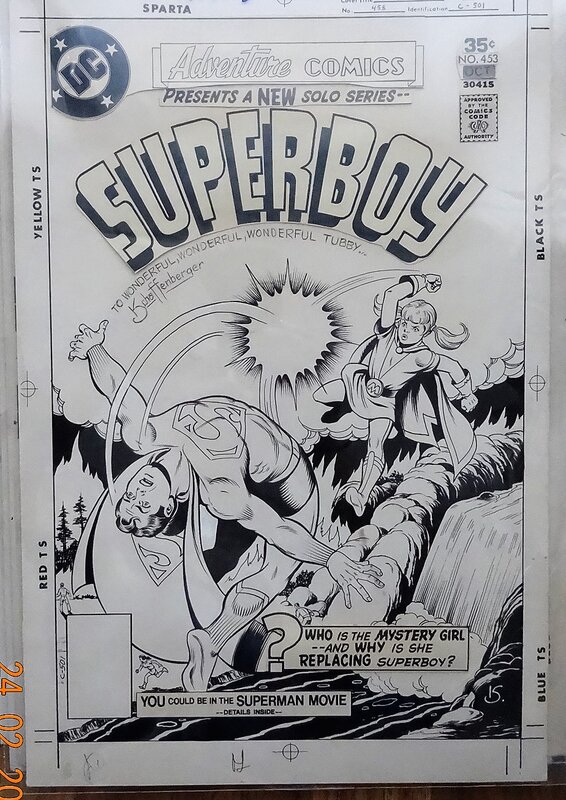 Adventure Comics by Kurt Schaffenberger - Original Cover