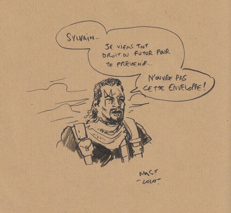 JL Mast, Mast, Bishop sur enveloppe - Sketch