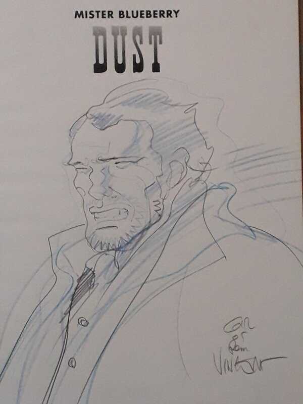 Blueberry by Jean Giraud - Sketch