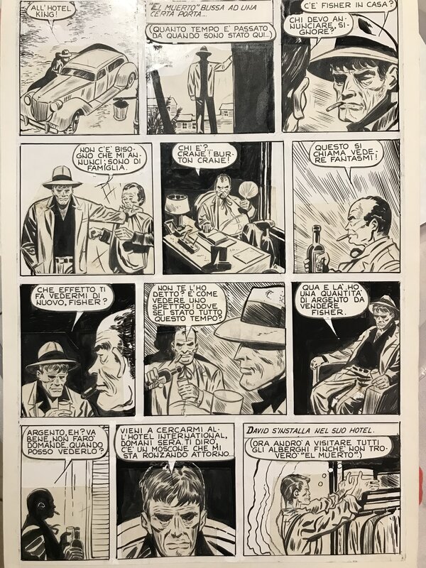 Hugo pratt junglemen planche originale - Comic Strip