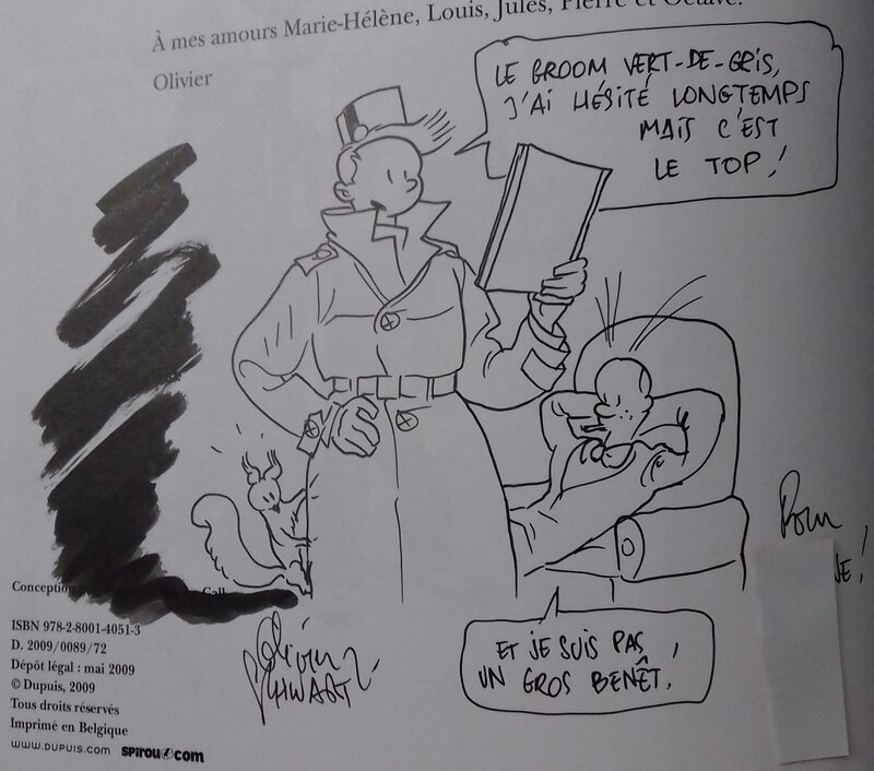 Spirou et Fantasio par Schwartz - Sketch