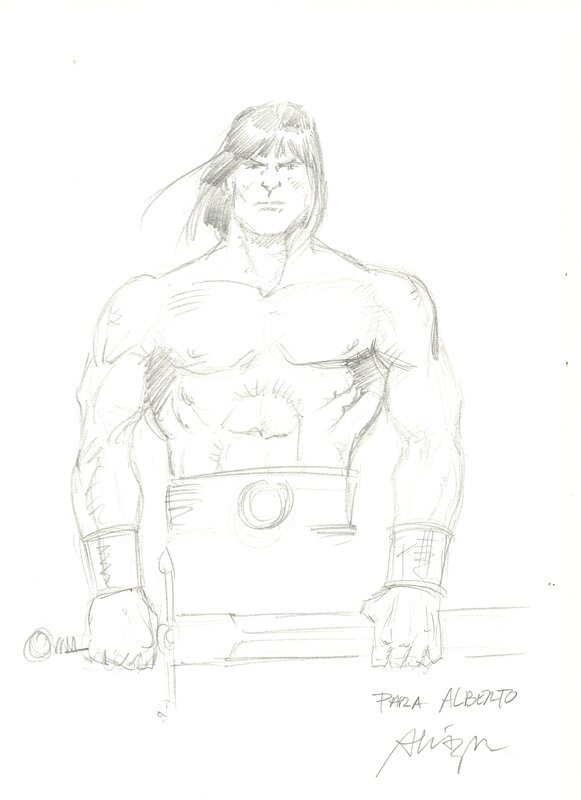 Conan by Vicente Alcazar - Sketch