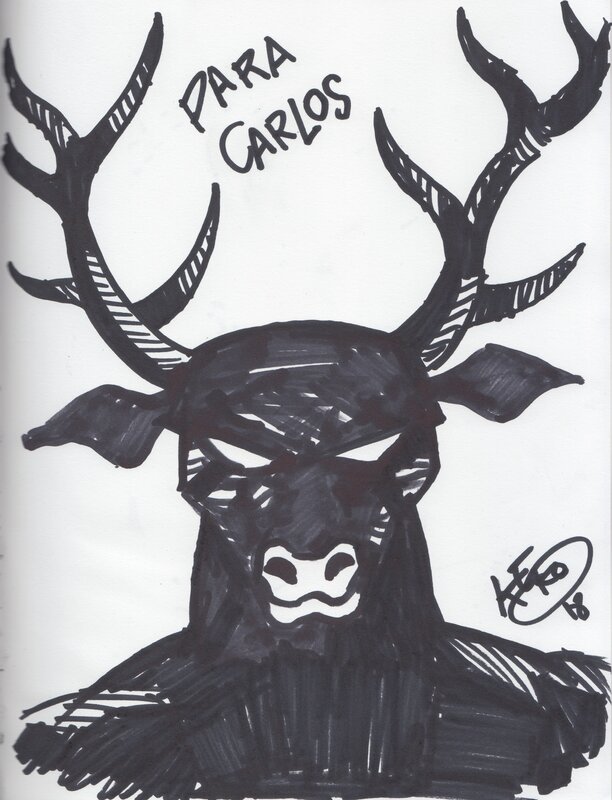 Cerf by Keko - Sketch