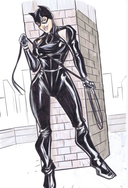Catwoman par Eisma - Illustration originale