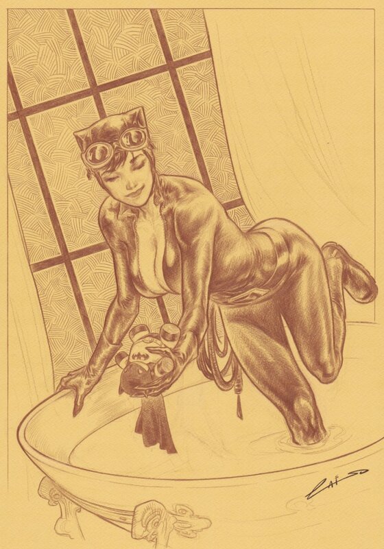 Catwoman par Laiso - Illustration originale