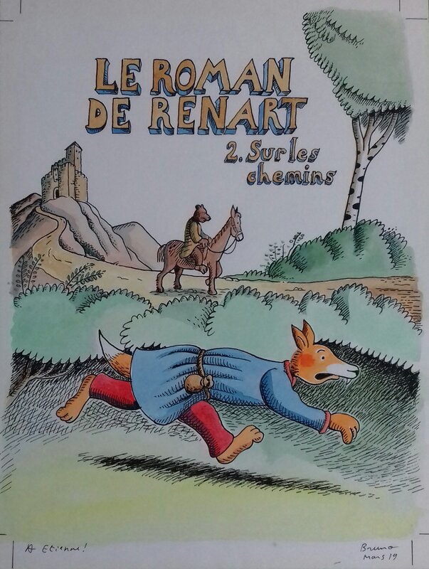 Le Roman de Renart by Bruno Heitz - Original Cover