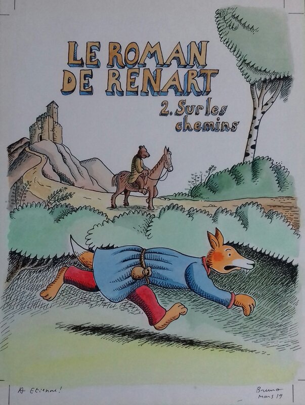 Le Roman de Renart par Bruno Heitz - Couverture originale