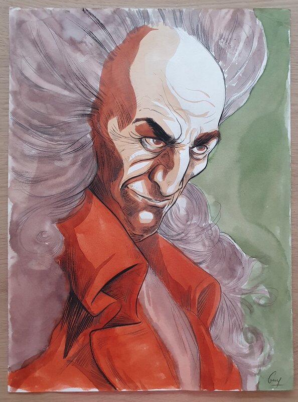 Le sang du dragon - Guy Michel - Capitaine Hannibal Meriadec - Original Illustration