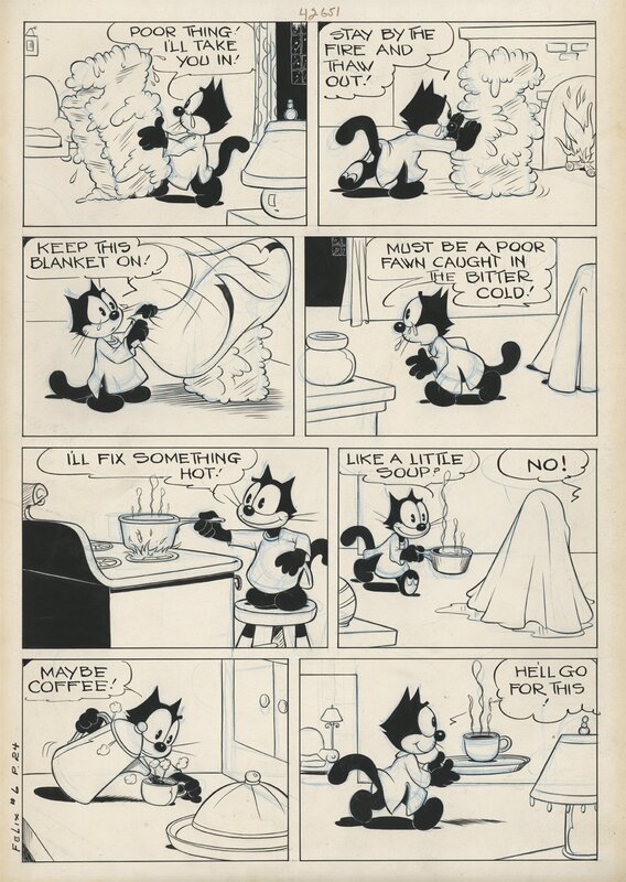 Felix the cat by Otto Messmer - Comic Strip