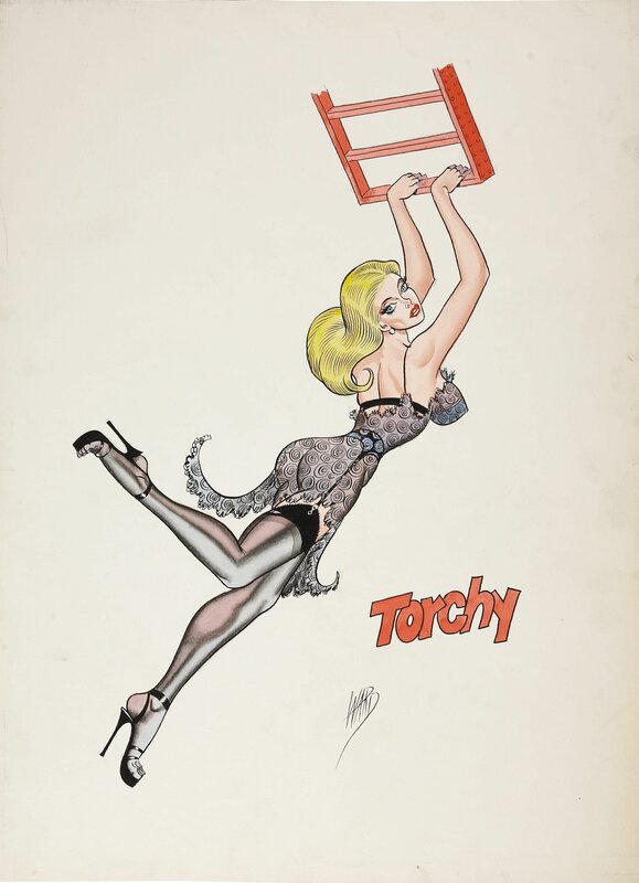 Torchy par Bill Ward - Illustration originale