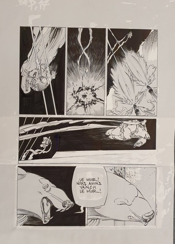 For sale - Dan Verlinden, Tome, Dan - planche originale Rages - Comic Strip