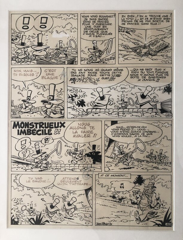 Les Krostons par Paul Deliège - Planche originale