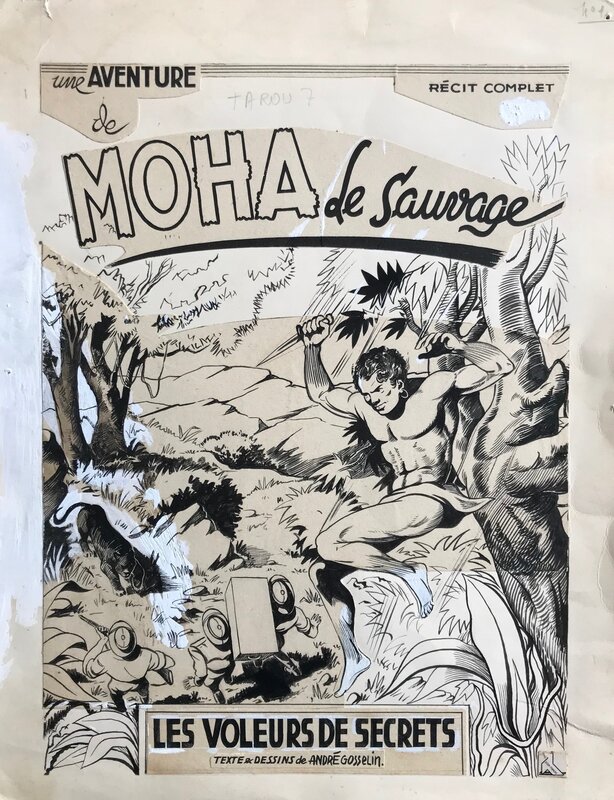 André Gosselin, Moha le sauvage - Les voleurs de secrets - Couverture originale