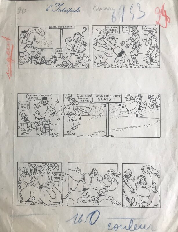 Rascasse par Mat - Planche originale