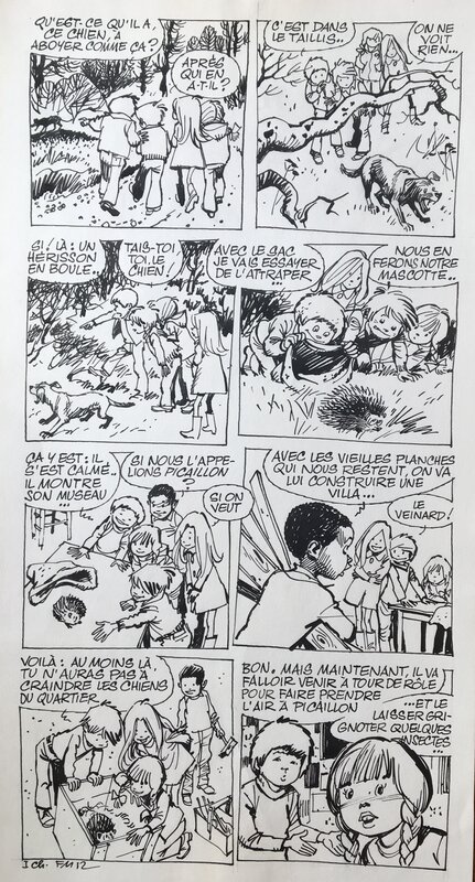 Noël Gloesner, Gérard Pivot, Les Indégonflables de Chantovent . - Comic Strip