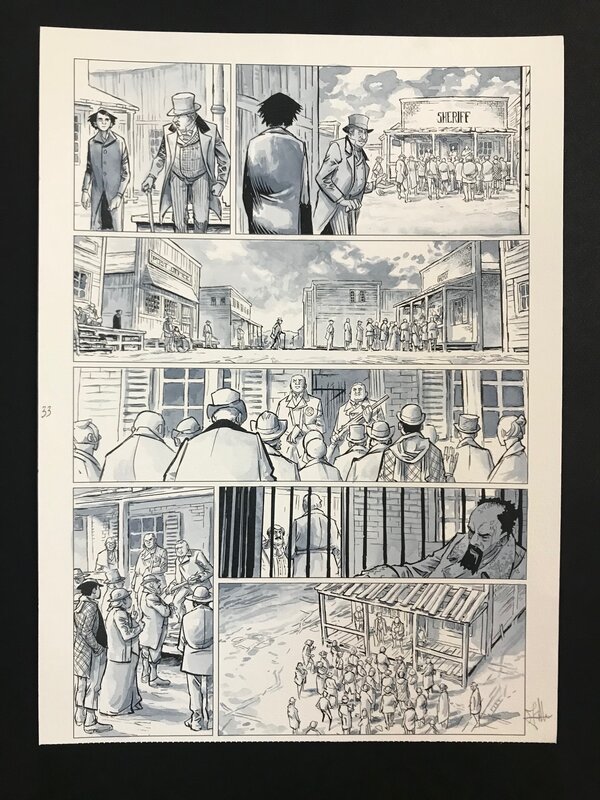 Julien Maffre, Planche couleurs 33 de STERN tome 03 : L'Ouest, le vrai - Comic Strip