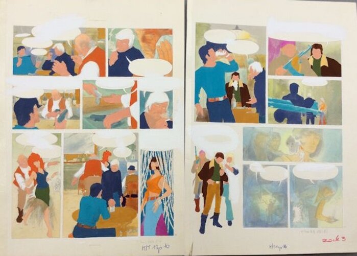 William Vance, Orage aux Aleoutiennes - Color guide