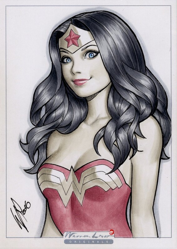 Wonderwoman by Warren Louw - Original art